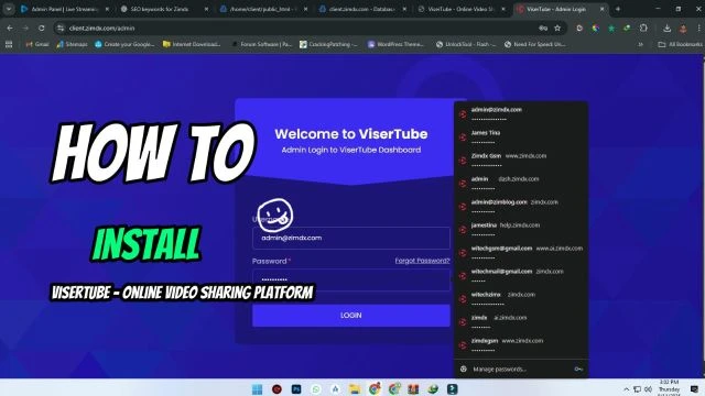 How to install ViserTube - Online Video Sharing Platform