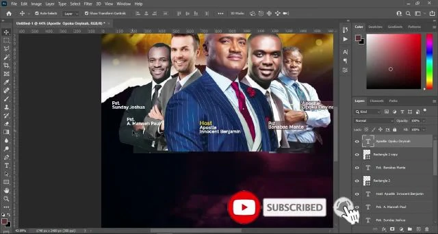 Church Flyer Design in Photoshop - Church Flyer Design - Photoshop Flyer Design Tutorial