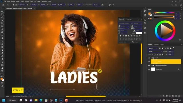 Event Flyer Design Social Media - Photoshop Tutorial