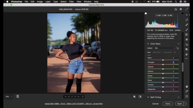 Edit Raw Photos & Make Them Pop In Photoshop - Camera Raw Color Grading Tutorial