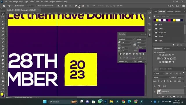 DESIGN A CHURCH FLYER IN PHOTOSHOP IN LESS THAN 10 MINUTES