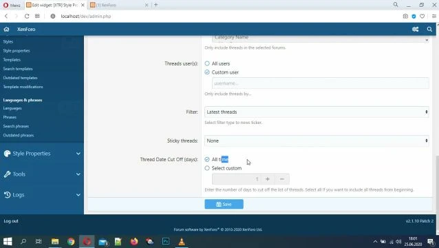 XenTR Ryzer Pro Style Properties